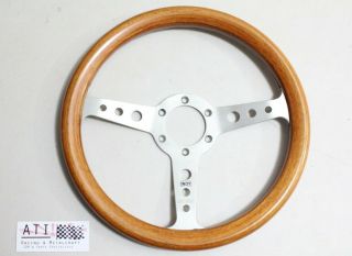 Vintage Momo Indy Timber Wood Steering Wheel 320mm,  1983,  Made In Italy