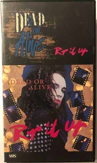 Dead Or Alive Pete Burns Rip It Up Japanese Vhs Video / Rare