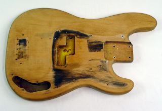 1966 Fender Precision Bass Body Natural 1967 Vintage American Usa