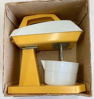 Vintage 1960s Battery Operated Childs Hand Mixer Sears Big Toy Box It
