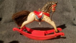 1981 Hallmark Rocking Horse Ornament,  First In The Series,  Great