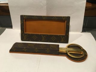 Authentic Vintage Louis Vuitton Scissor And Frame Desk Accessory Saks Fifth Ave