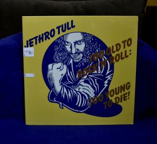 Jethro Tull Very Rare Lp Too Old To Rock N Roll 1982 Usa Press No Cutouts