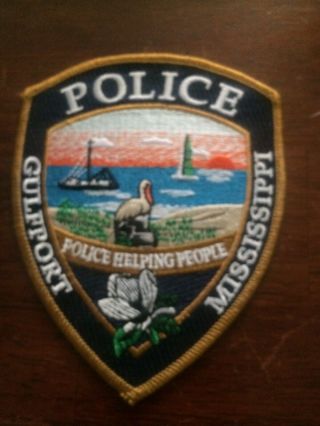 Gulfport Police - Ms Police Patch L