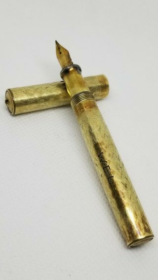 Sheaffer Gold Filled Ring Top Flex Nib Fountain Pen