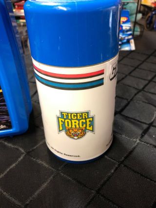 VTG Aladdin GI Joe Tiger Force Lunch Box Thermos 1988 Blue Real American Hero 2