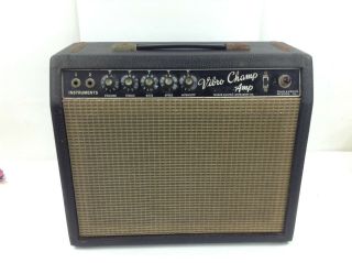 Fender Vibro Champ Amplifier 1964/65 Vintage Guitar Amp Vibroverb Aa764