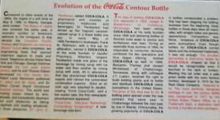 Evolution Of Cola Contour Bottles Ornaments Rare Hard to Find 3