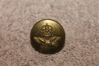 Ww2 British Royal Air Force (raf) Metal Uniform Button,  London Maker
