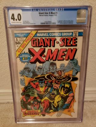 Giant - Size X - Men 1/cgc 4.  0/2nd Wolverine/1st Team