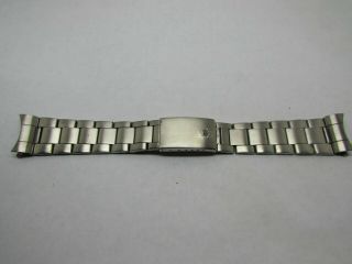 Vintage 1970s Gents Rolex 20 Mm 7836 Folded Link Bracelet For 1016 1655 1675