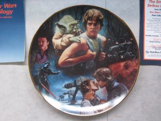 Star Wars Trilogy The Empire Strikes Back Hamilton Plate 1993 3716h