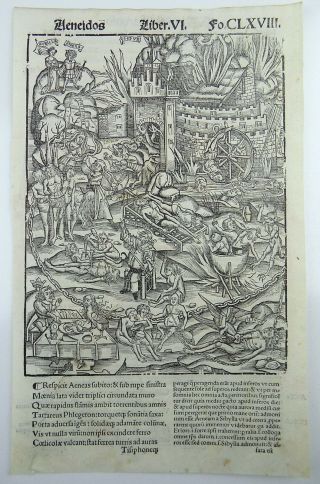 1502 Grüninger Master - incunabula woodcut - Underground Hell Monsters 2