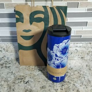 2019 Starbucks Stainless Steel Cup 16 Oz Vacuum Insulated Travel Tumbler Floral