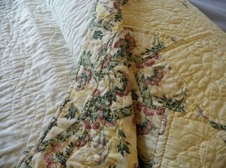 Vintage Handmade Quilt,  King Size,  Amish Style? Hand and machine stiched 3