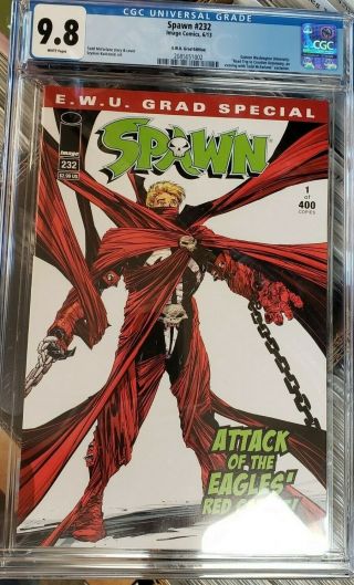 Spawn 232 Ewu Unsigned One Of The Rarest Of Spawn Collectibles Cgc 9.  8