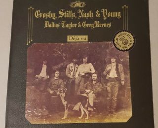 1970 Crosby Stills Nash And Young " Deja Vu " Vinyl Lp Record