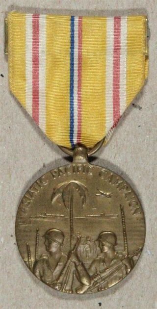 Us Military Medal: Asiatic - Pacific Campaign - Wwii Era Strike