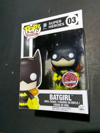 Funko Pop Dc Heroes 03 Black Suit Batgirl Eb Games Exclusive