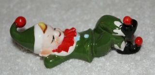 Vintage Norcrest Pixie Elf Ceramic Figurine F417 3