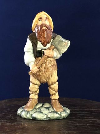 1980 Royal Doulton Lord Of The Rings Gimli Hn 2922 Middle Earth Figurine // Mt