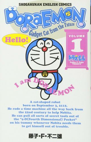 Comic Doraemon Gadget Cat From The Future (volume 1 2 3) Manga From Japan