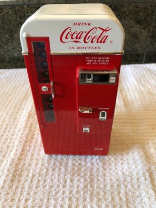 Musical Coca Cola Vending Machine Coin Bank Piggy Bank