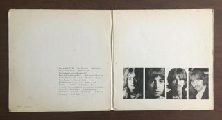 The Beatles - White Album 1st Edition 2x Lp Set W/ Poster Collector 3