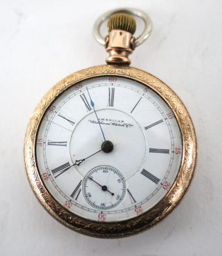 Old Pocket Watch American Waltham Appleton Tracy & Co.  15 Jewels