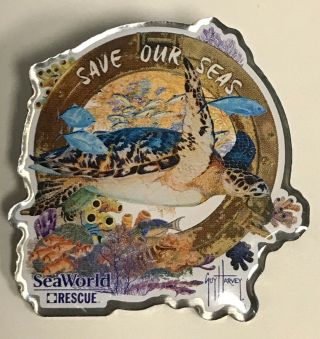 Seaworld Pin — Passholder Guy Harvey Save Our Seas