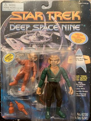 1995 Playmates Star Trek Deep Space 9 - Rom And Nog Action Figures