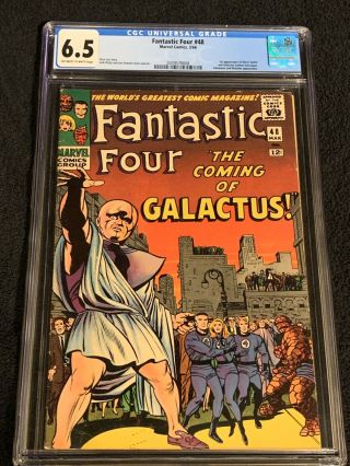 Fantastic Four 48 - Cgc 6.  5 Off White To White Pages 1st Silver Surfer Key