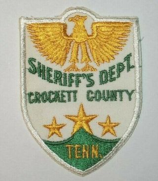 Old Vintage Crockett County Sheriff 