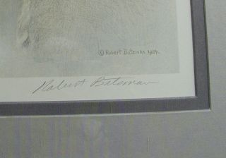 Robert Bateman Signed Art Print - Wood Bison Portrait - 248/950 - Framed 3