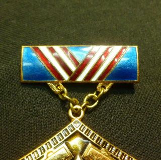 Soviet Russian USSR Order of Miner Miner ' s Glory 3rd Class LMD CCCP 3