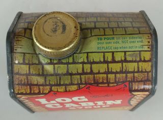 VINTAGE TOWLE ' S LOG CABIN SYRUP TIN Western Mom w/kids 3