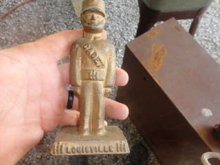 Vintage IH Cub Cadet cast iron statue award Louisville International Harvester 2