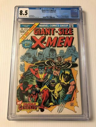 1975 Marvel Giant - Size X - Men 1 1st Storm Colossus Nightcrawler Cgc 8.  5