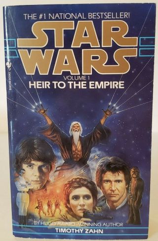 Star Wars Paperback Book: Heir To The Empire Volume 1 By Timothy Zahn
