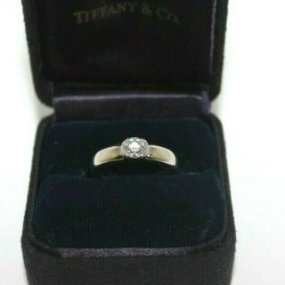 Tiffany & Co Platinum 950 Diamond Engagement Ring Vintage