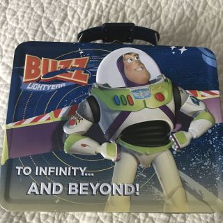 Toy Story Buzz Lightyear Embossed Tin Metal Lunch Snack Box 2