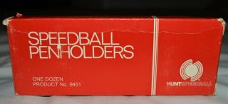 Speedball Hunt 9451 Vintage 12 box Calligraphy Dip Pen nib holder PenHolder 2