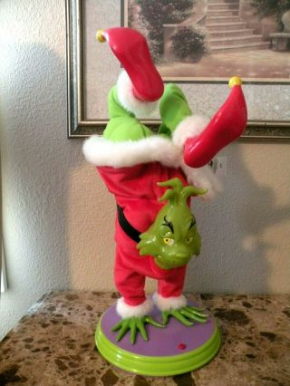 Gemmy Grinch Singing Dancing Animated You ' re a Mean One Mr.  Grinch 2000 2