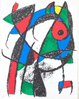 Joan Miro,  Mourlot Color Lithograph I,  1981