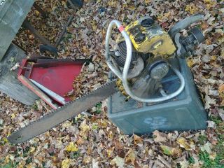 Vintage Clinton Chainsaw Model 3a In As Found,  Good Compression