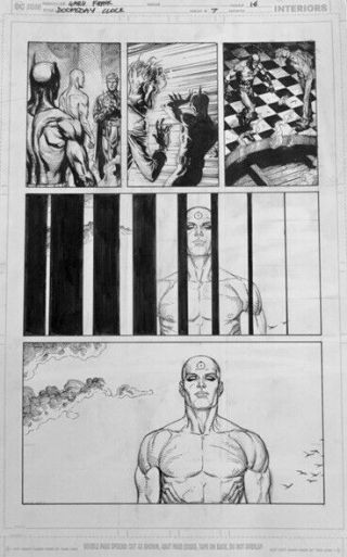 Gary Frank Doomsday Clock Comic Art 7 P16 Batman,  Watchmen,  Joker