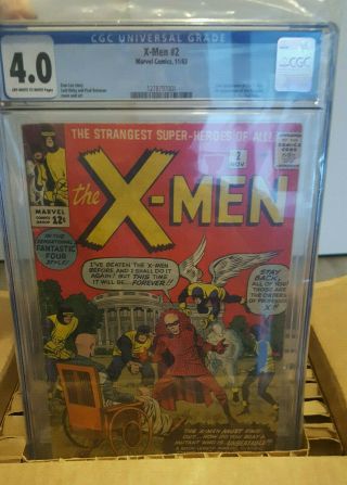 X - Men 2 - 12 (missing 3) Silver Age 11/1963 - 7/1965