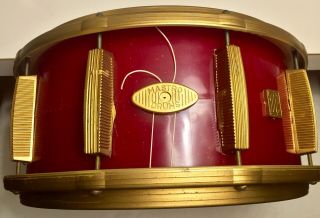 Vintage Mastro Snare Drum 1950’s 5.  5 " X 12.  5 " All Mastro Drum Unbroken