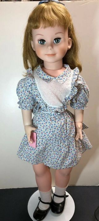 29” Vintage American Character Betsy Mccall Vinyl Doll Redressed Blonde