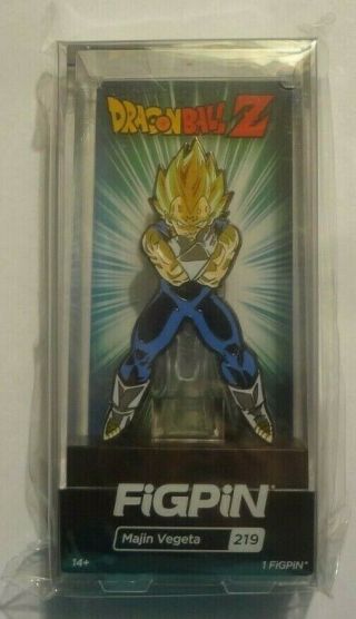 Figpin Majin Vegeta 219 Nycc 2019 Toy Temple Exclusive Dragon Ball Z In Hand